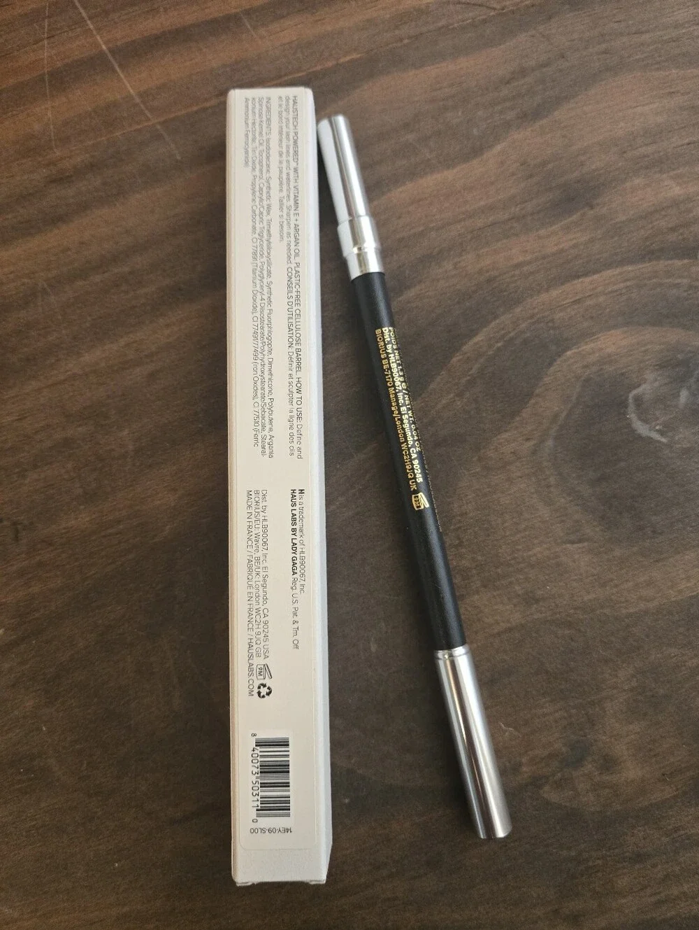 Haus Labs By Ladh Gaga Optic Intensity Ecp Eyeliner - Onyx Gold Shimmer